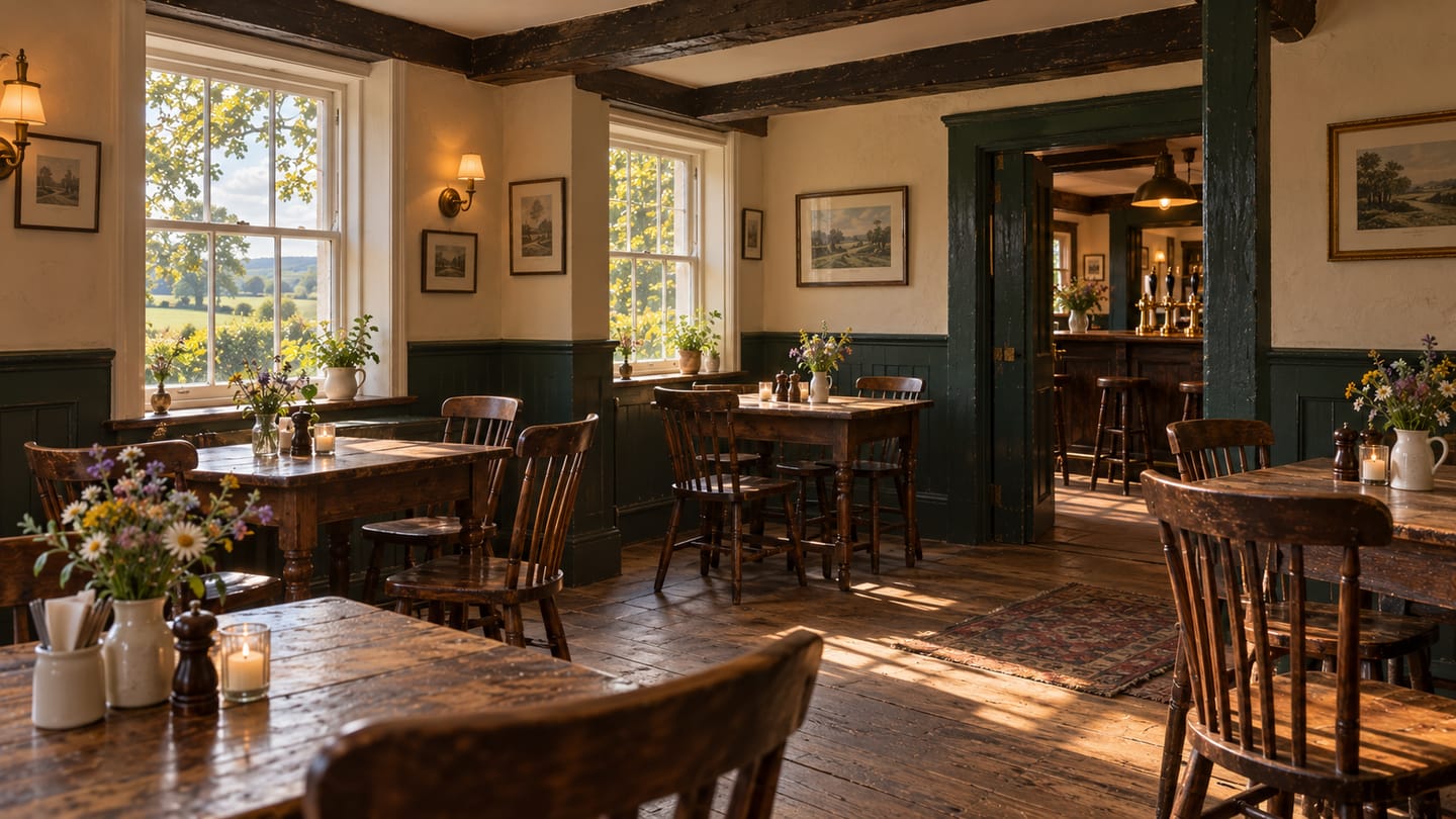The dining room